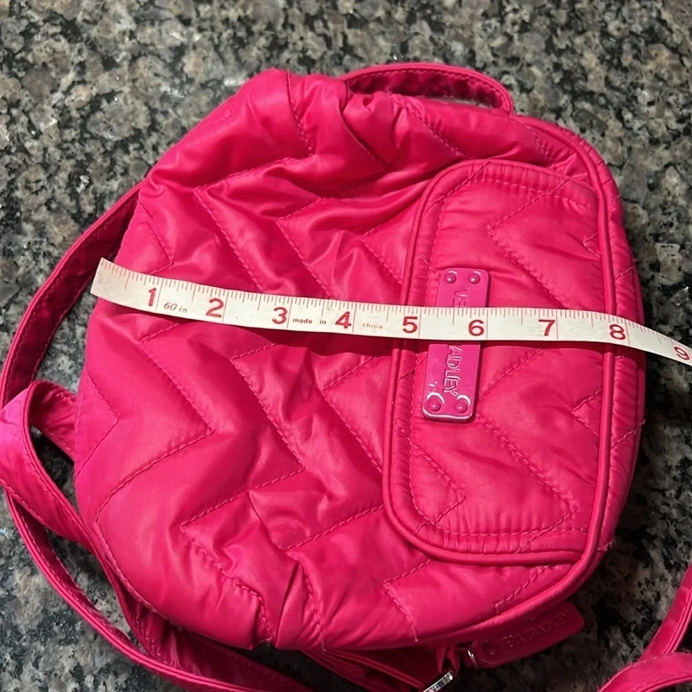 Vera Bradley Pink Nylon Quilted crossbody EUC